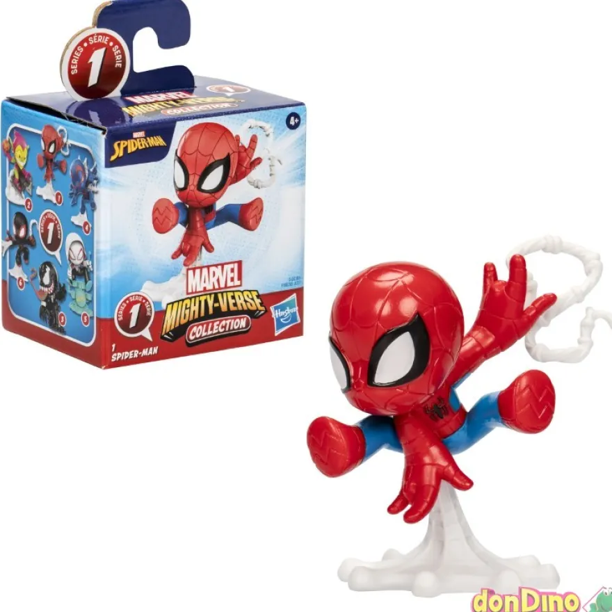 Figura coleccionable spider-man s.1 mighty verse - surtida