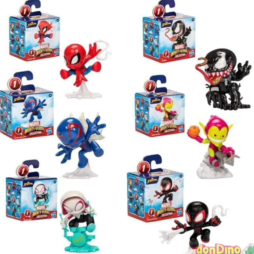 Figura coleccionable spider-man s.1 mighty verse - surtida