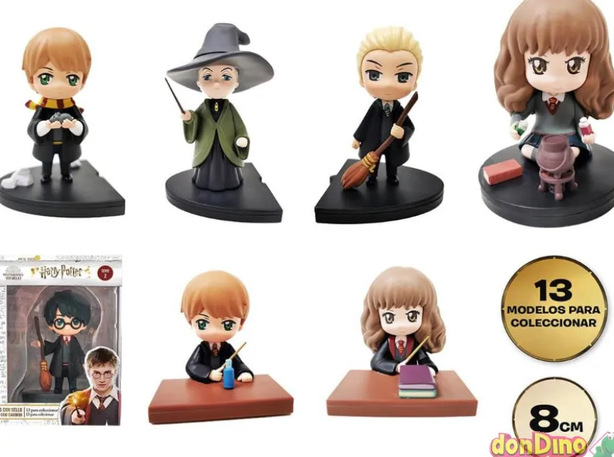 Figura con sello harry potter 8 cm. serie 2 - surtidos aleatorios