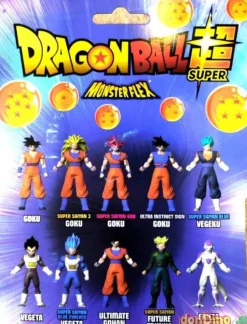 Figura dragon ball monster flex 17 cm. - súper elástico