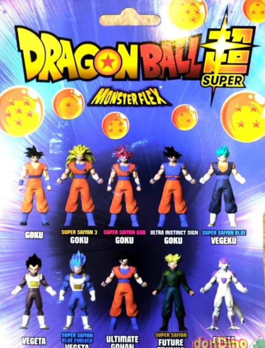 Figura dragon ball monster flex 17 cm. - súper elástico