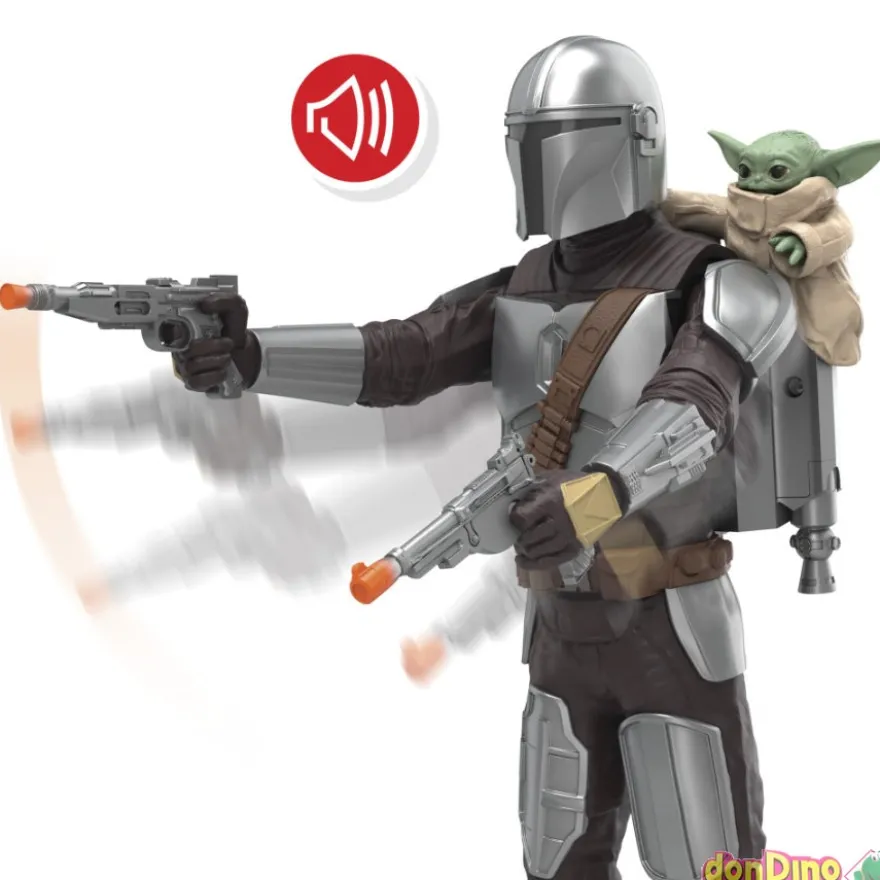 Figura electronica mandaloriano & grogu star wars
