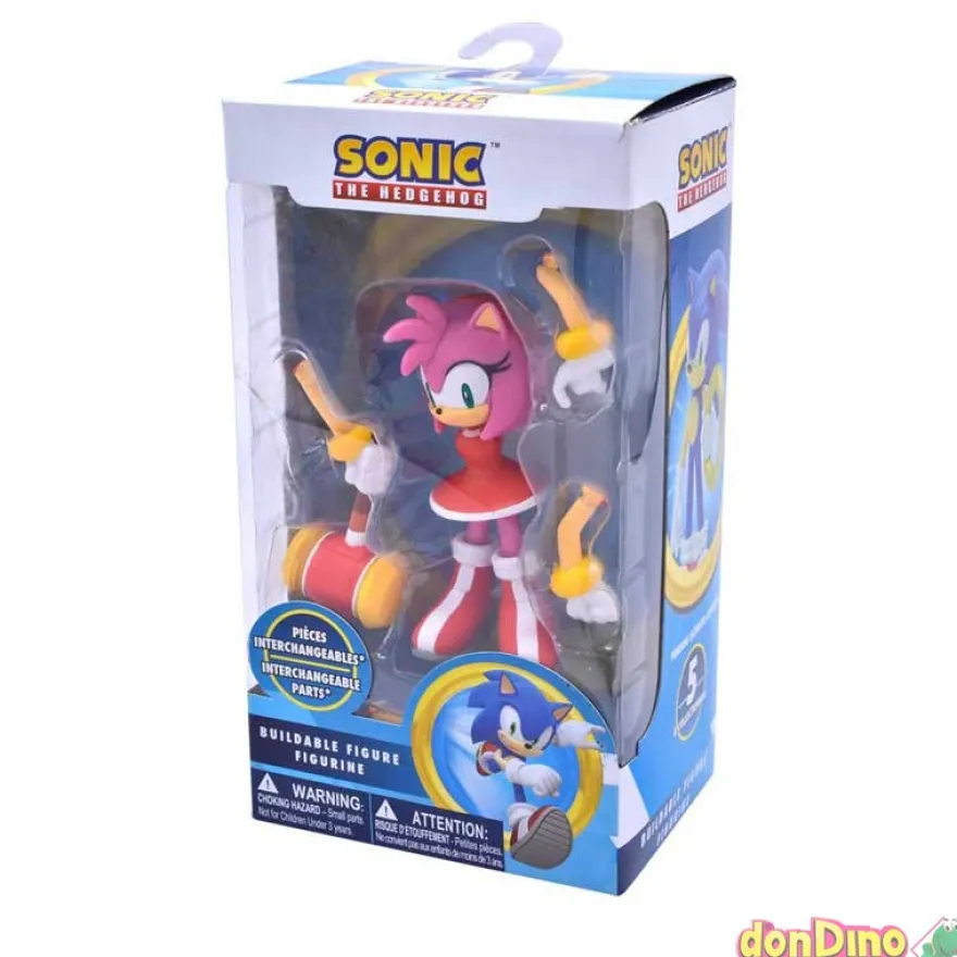 Figura sonic accion c/piezas intercambiables
