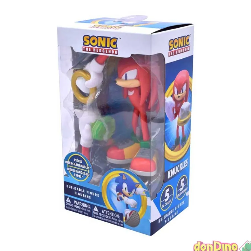Figura sonic accion c/piezas intercambiables
