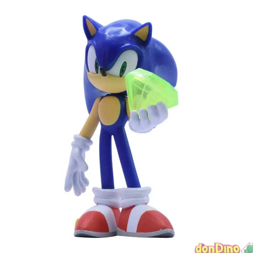Figura sonic accion c/piezas intercambiables