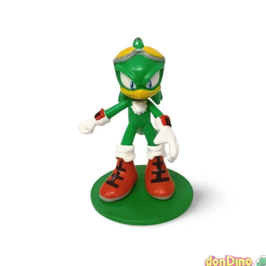 Figura sonic 3d sobre sorpresa s-1