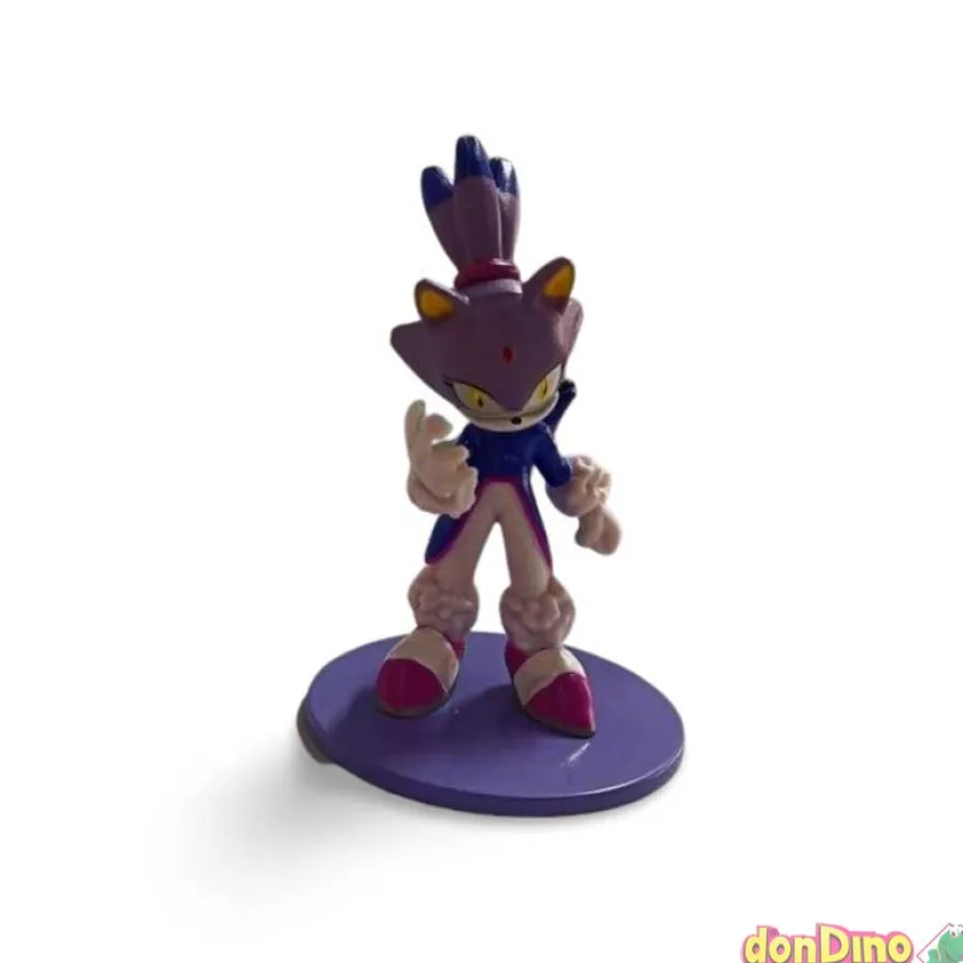 Figura sonic 3d sobre sorpresa s-1