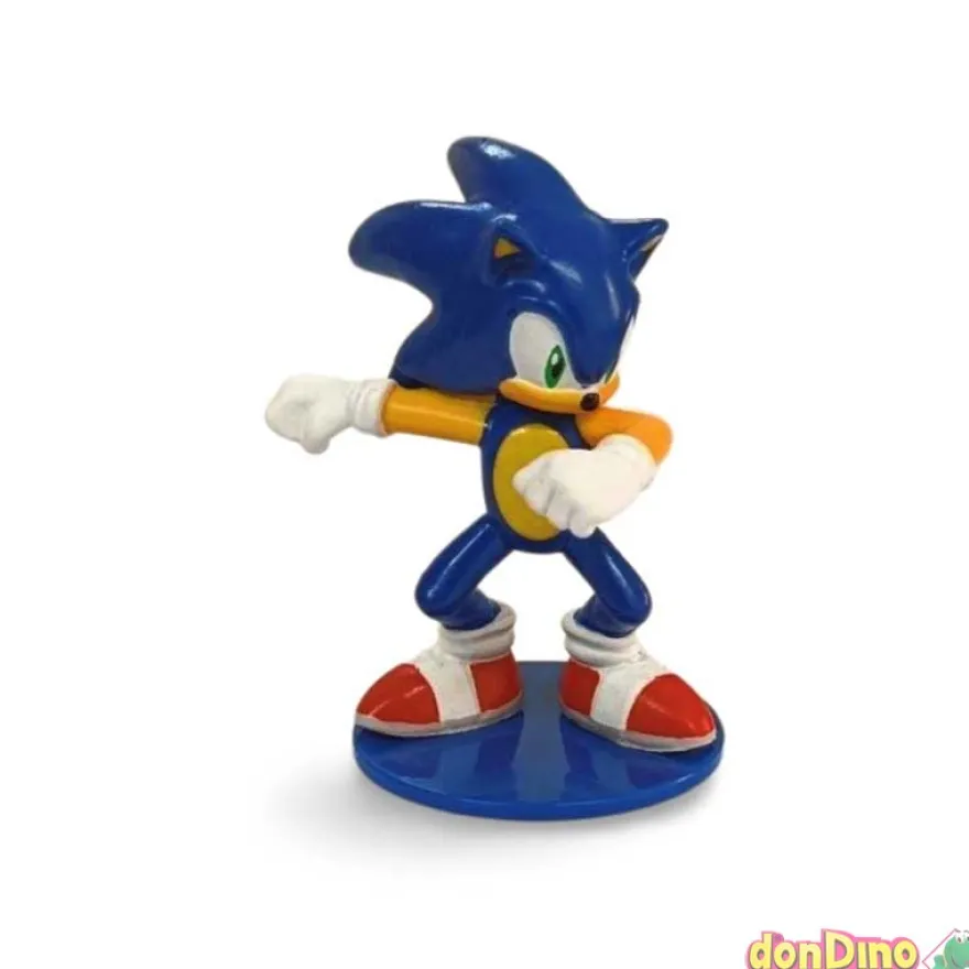 Figura sonic 3d sobre sorpresa s-1