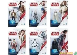 Figura star wars 9 cm. surtidas rey-finn-luke-poe-kylo-stormtrooper