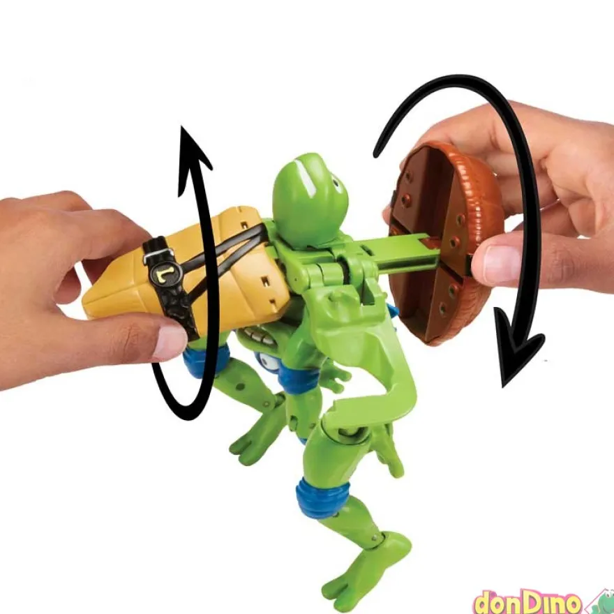 Figura tortugas ninja mutations sur transformable de mascota a ninja