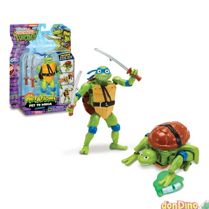 Figura tortugas ninja mutations sur transformable de mascota a ninja