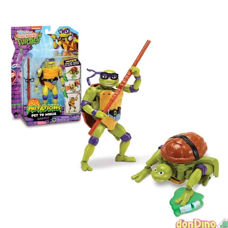 Figura tortugas ninja mutations sur transformable de mascota a ninja