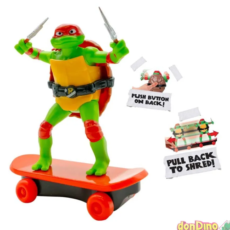 Figura tortugas ninja skater 14,6cm sewer shredders