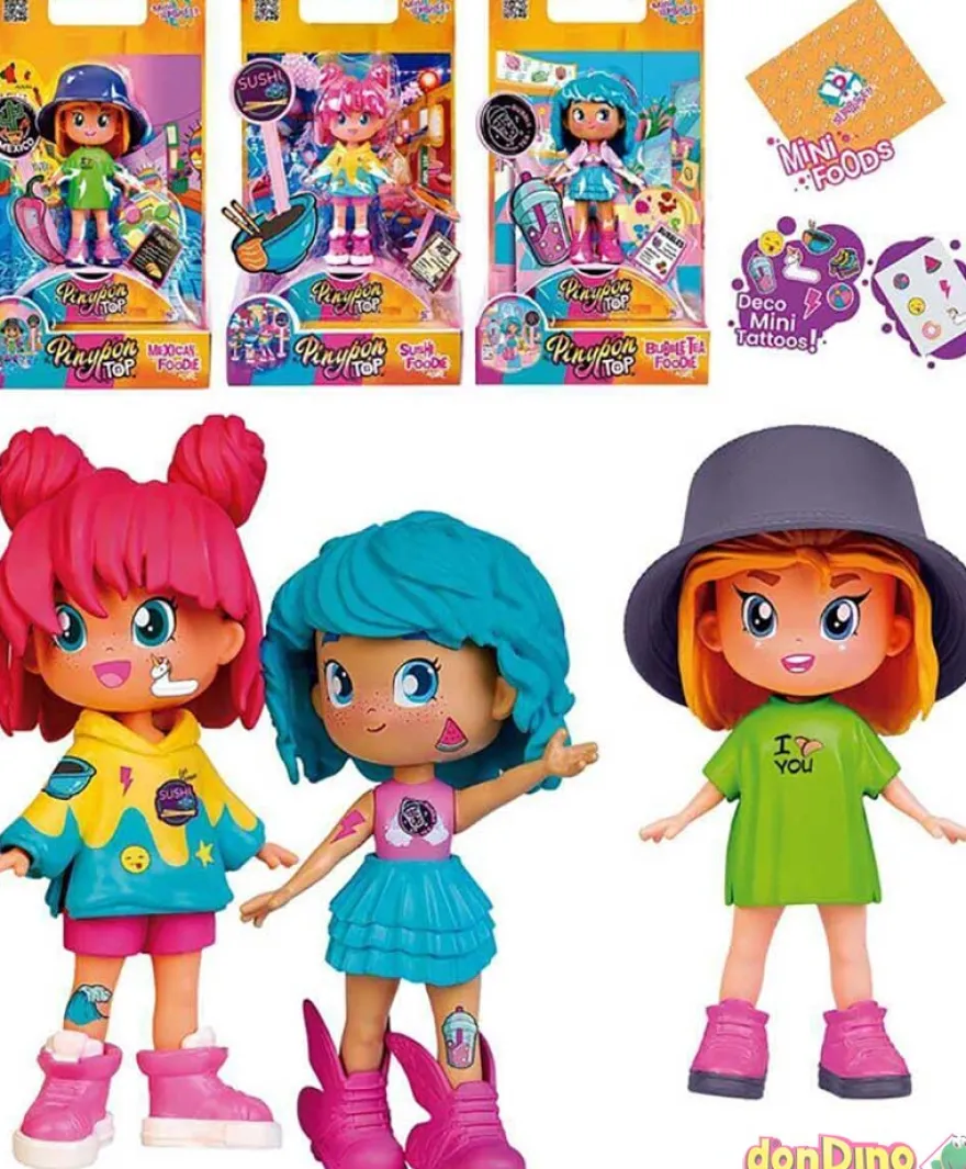 Foodie girl pinypon top surtidas