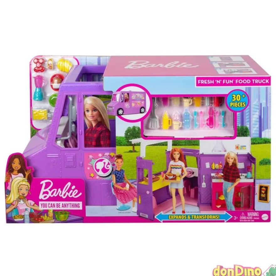 Food truck de barbie 30 pzas.