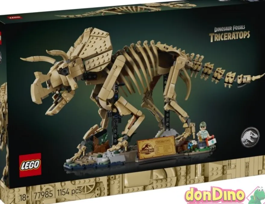 Fosiles de dinosaurio: triceratops lego jurassic world