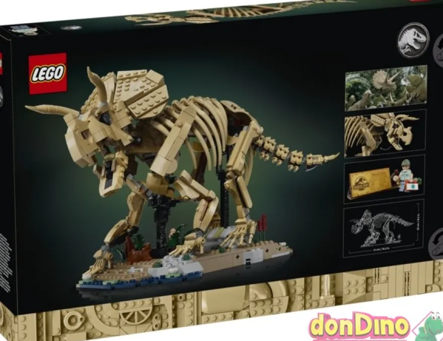 Fosiles de dinosaurio: triceratops lego jurassic world