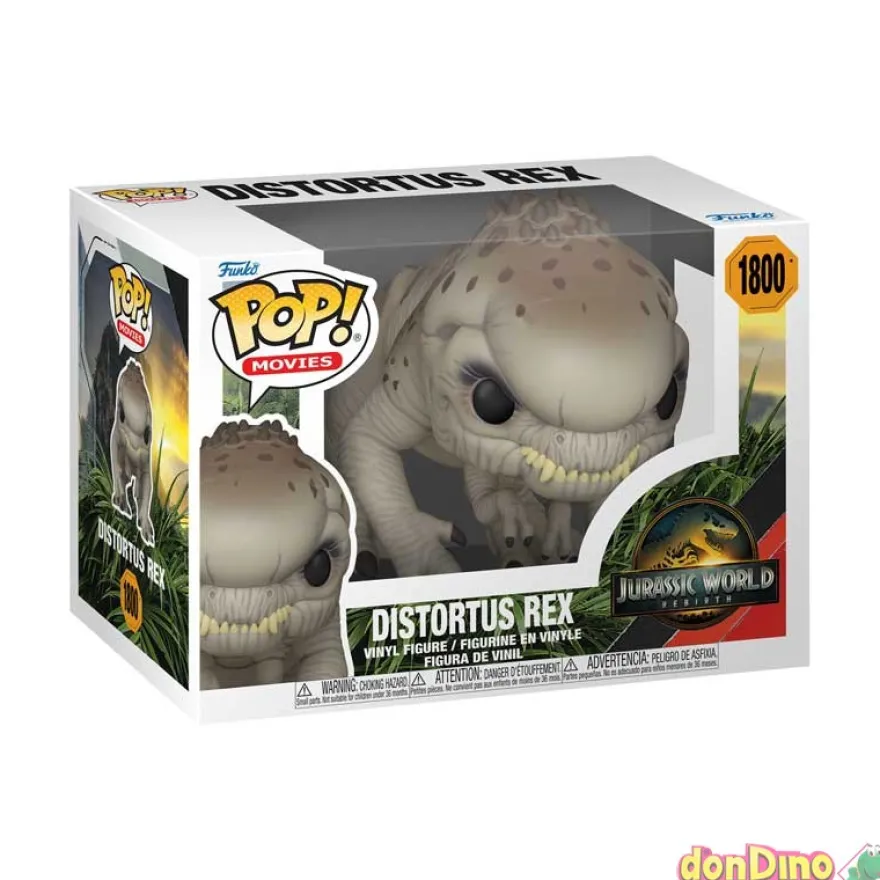Funko pop distortux rex 1800 jurass jurassic world