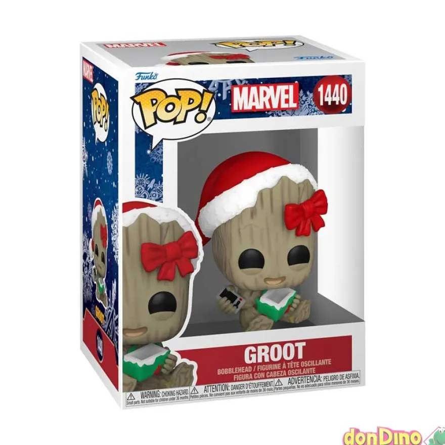 Funko pop groot navideño (1440) marvel