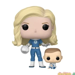 Funko pop mujer invisible fantastic fantastic 4 - mujer invisible & franklin - 1514