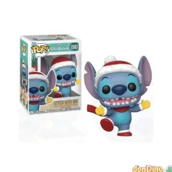 Funko pop stitch c/sombrero navidad lilo y stitch (1503)