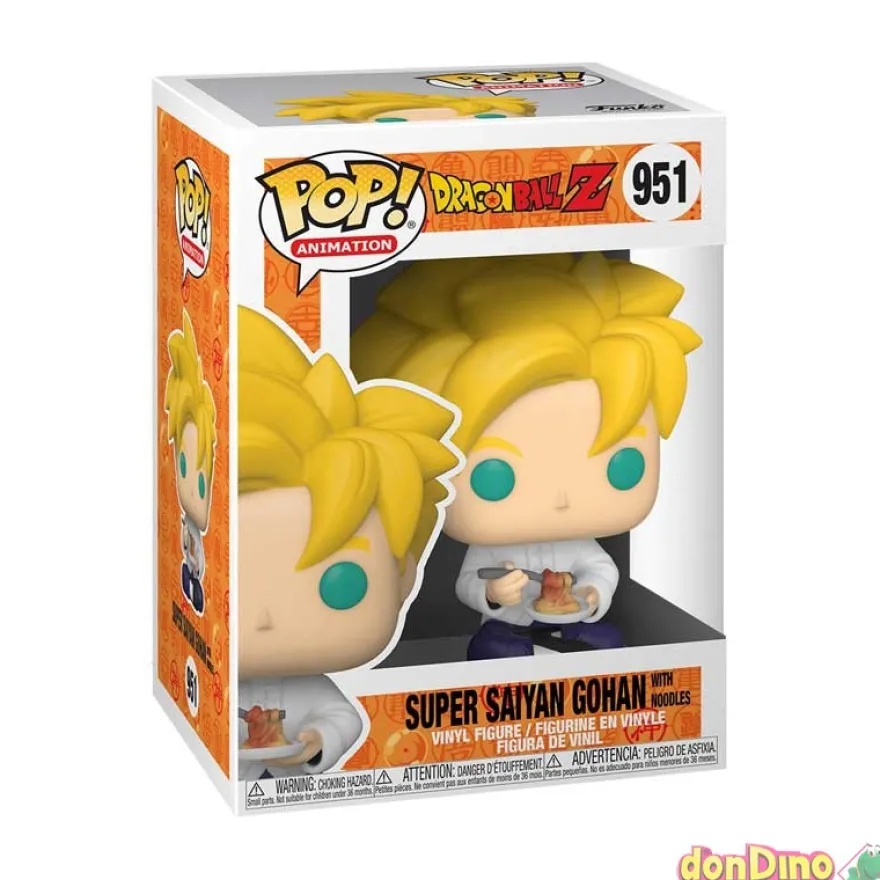 Funko pop super saiyan gohan (951) c/noodles - dragon ball z