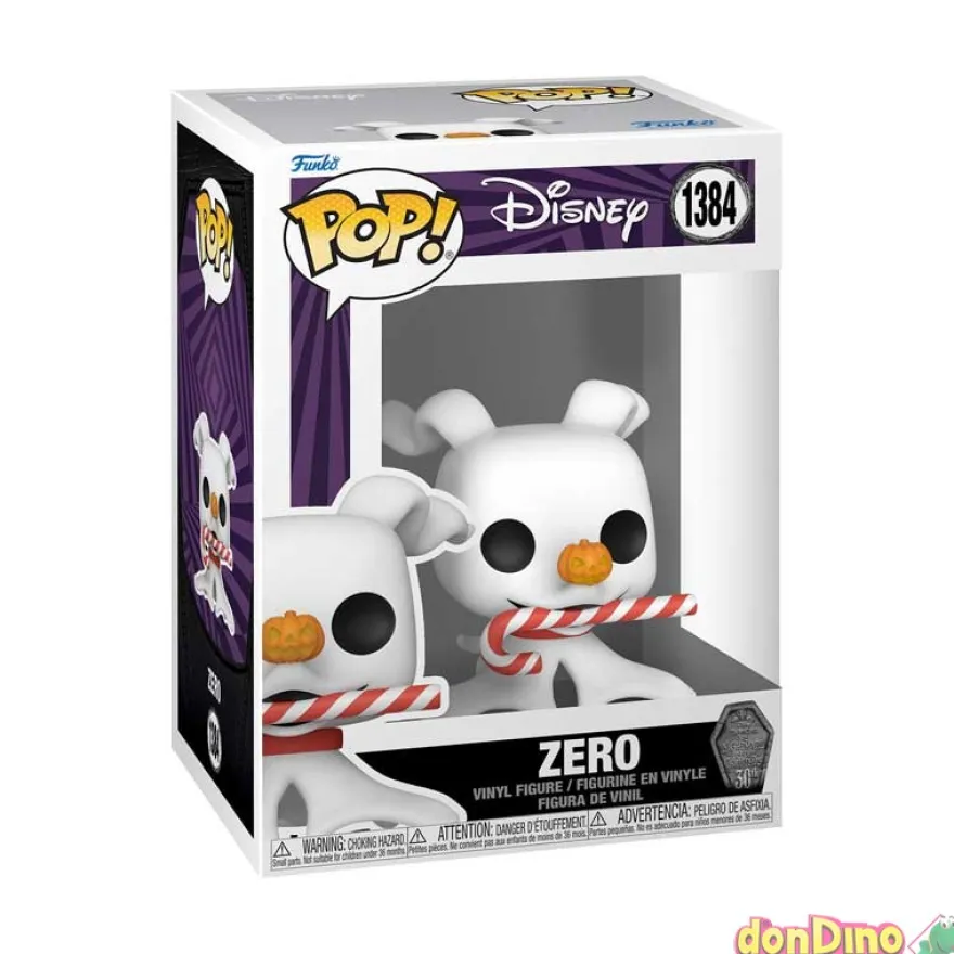 Funko pop zero c/baston caramelo pesadilla antes de navidad