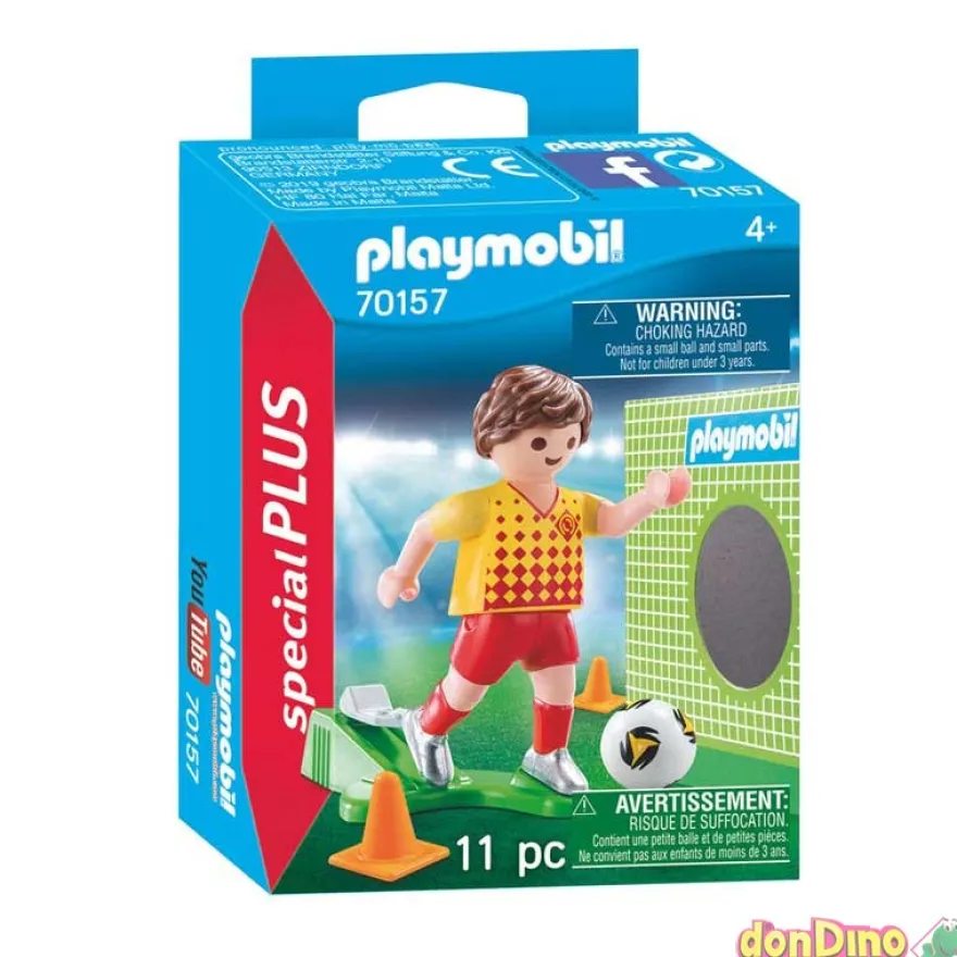 Futbolista playmobil special plus 11 pzas.