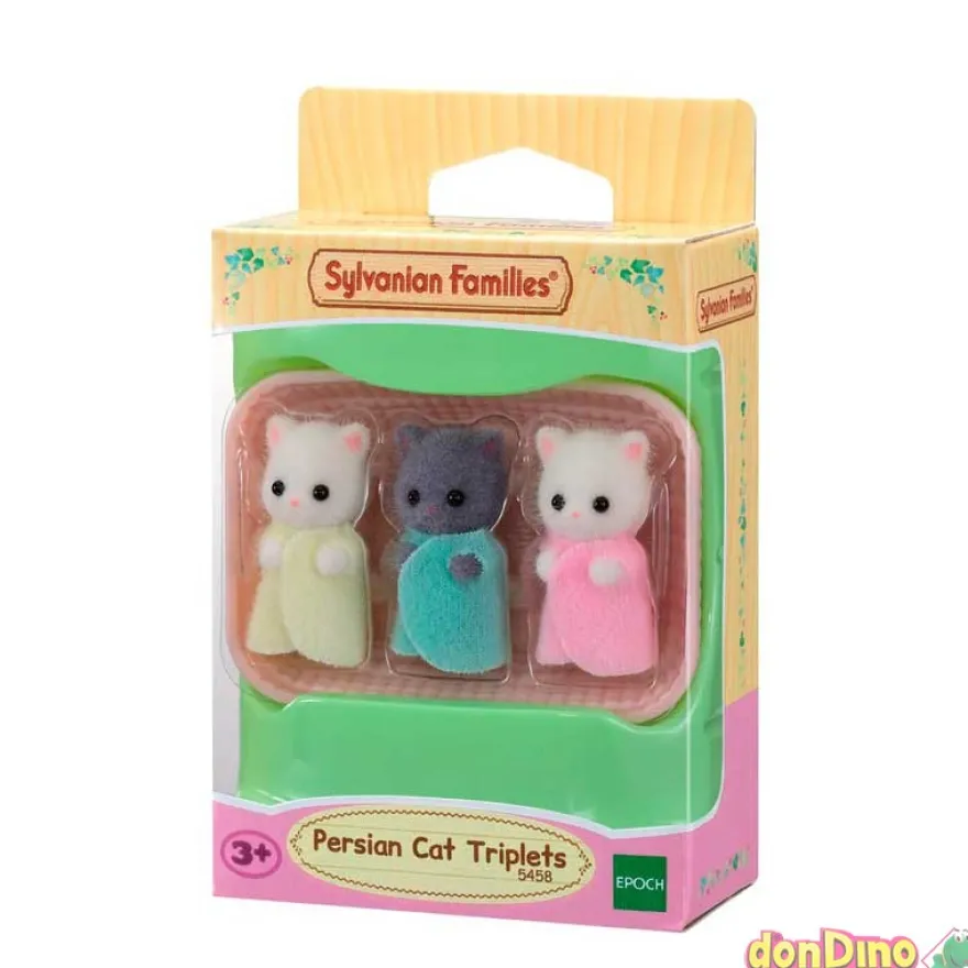 Gatos persas trillizos sylvanian families