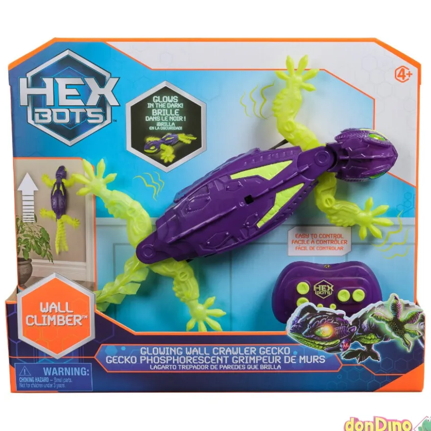 Gecko hex r/c brilla en oscuridad hex bots