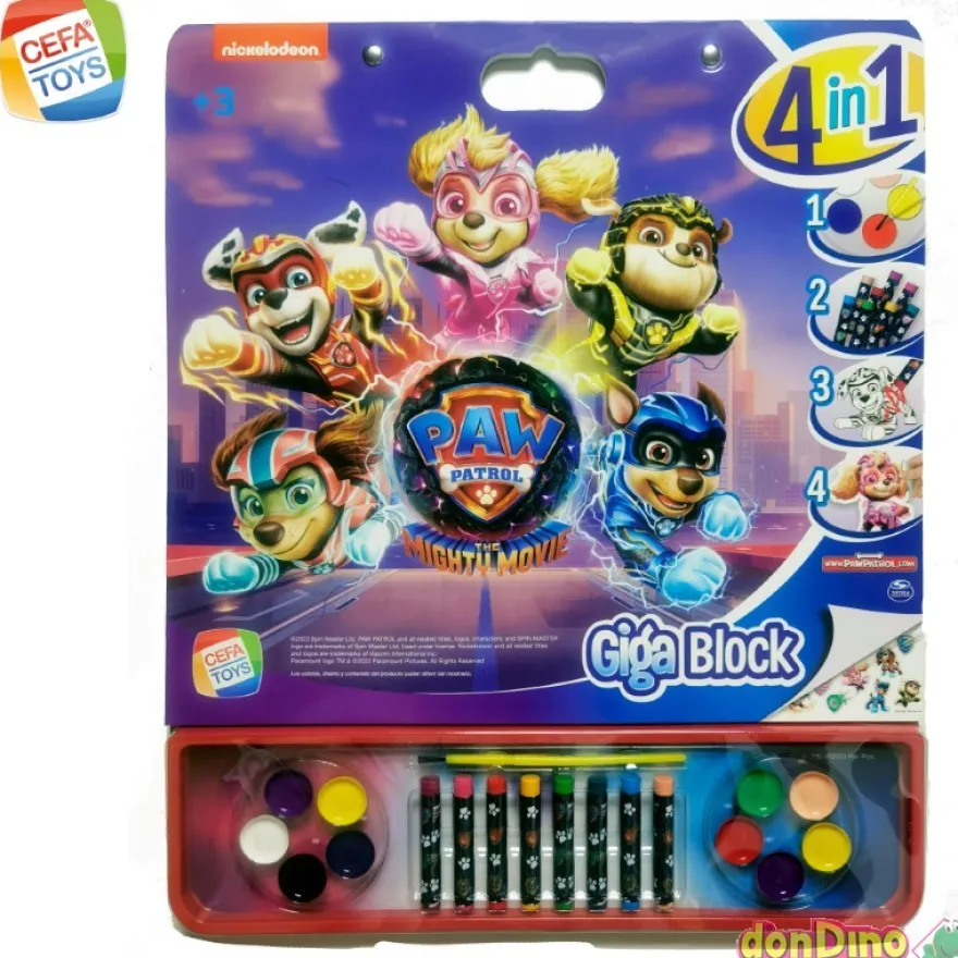 Giga block 4 en 1 patrulla canina
