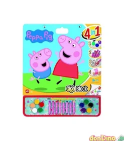Giga block 4 en 1 peppa pig