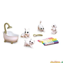 Glam pack washimals pets 4 mascotas con bañera