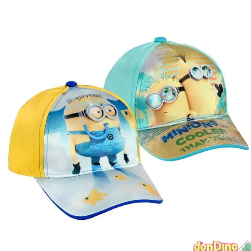 Gorra infantil minions t:52-54 surt celeste, amarilla