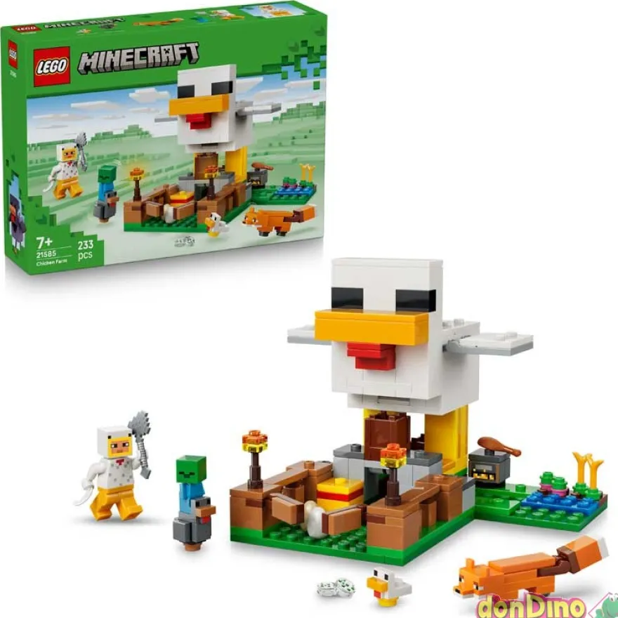 Granja de gallinas lego minecraft 233 pzas.