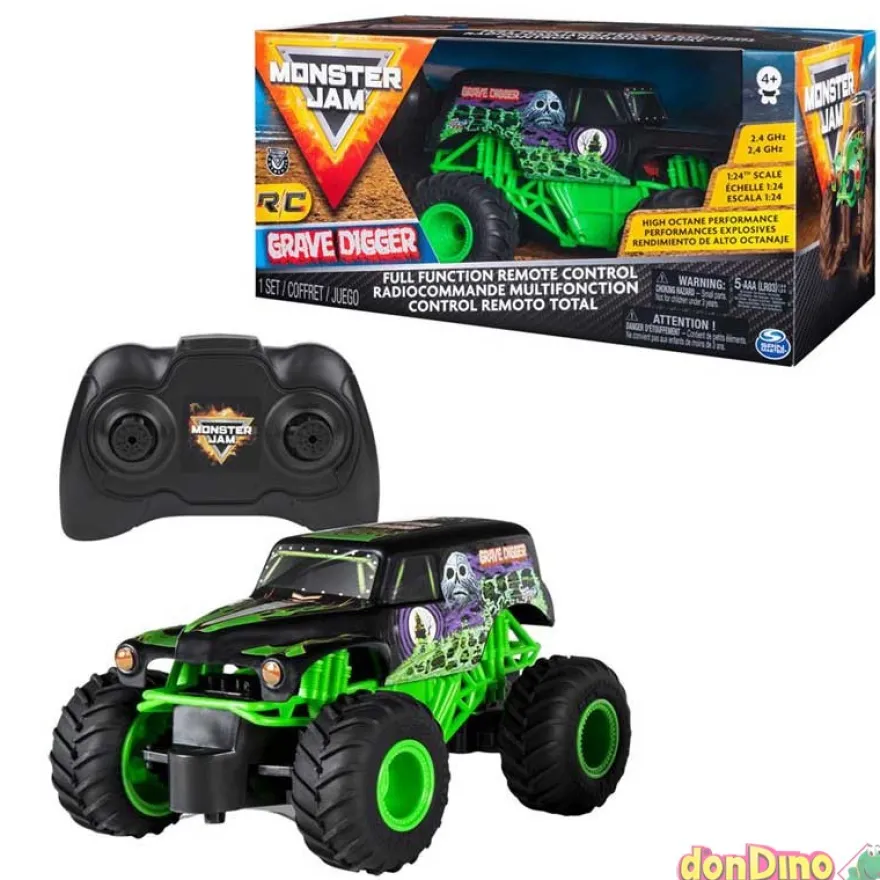 Grave digger monster jam r/c 1:24