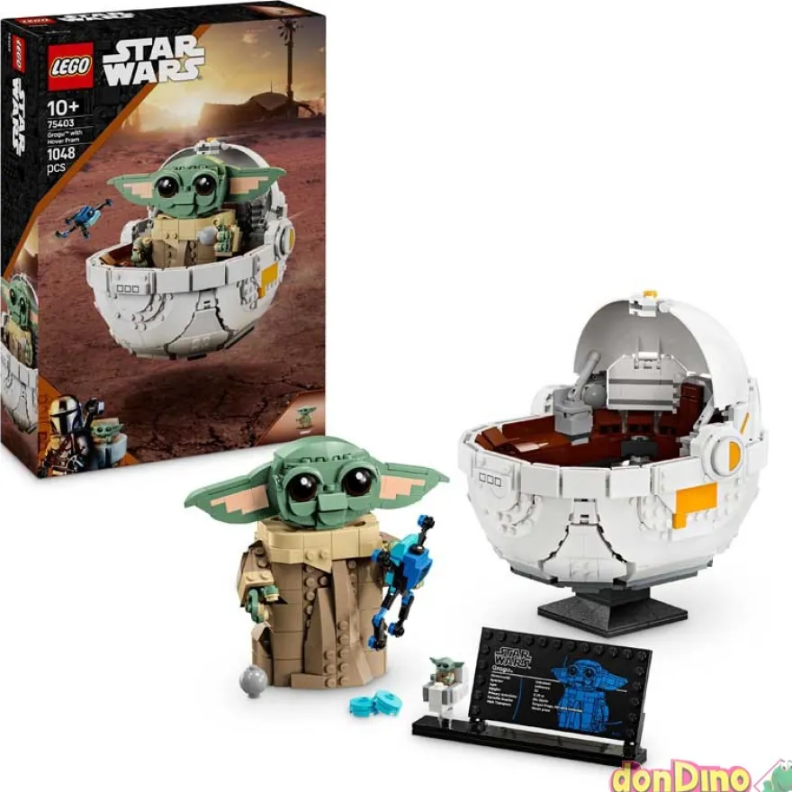 Grogu con aerocuna lego star wars 1048 pzas.