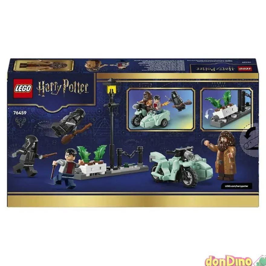 Hagrid y harry: huida de privet drive lego harry potter 124 pzas.