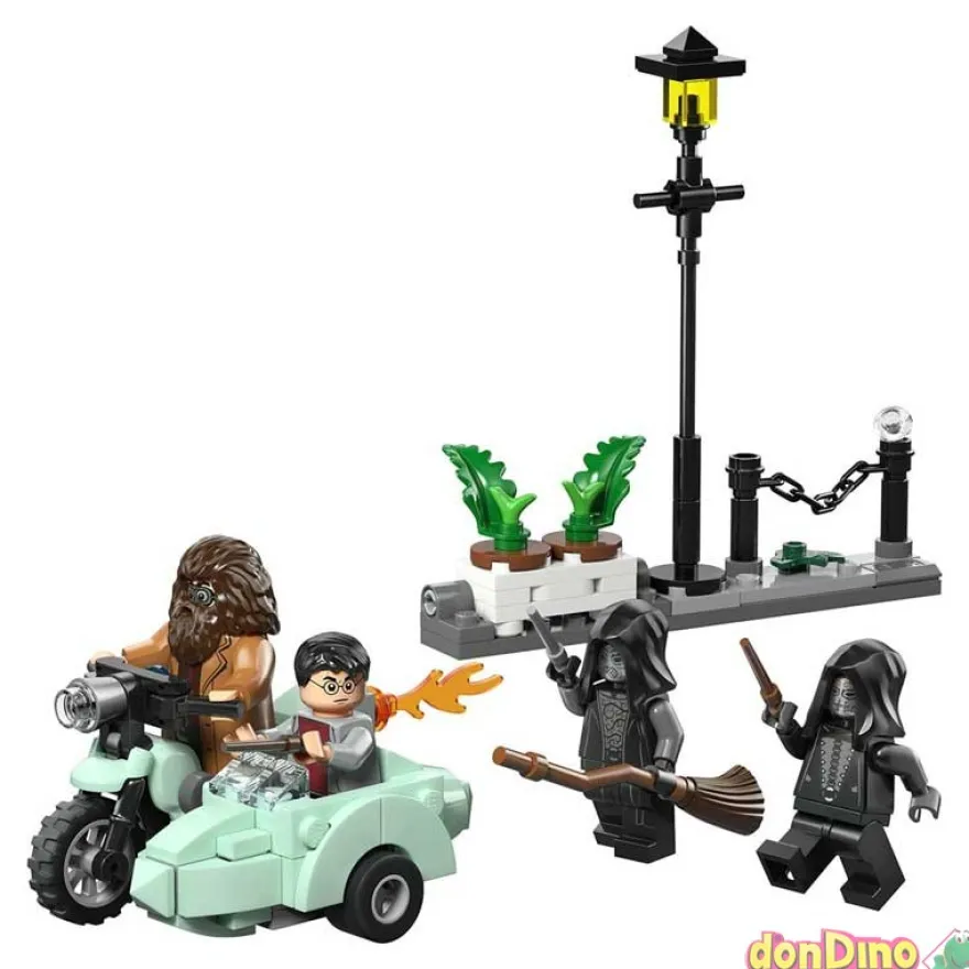 Hagrid y harry: huida de privet drive lego harry potter 124 pzas.