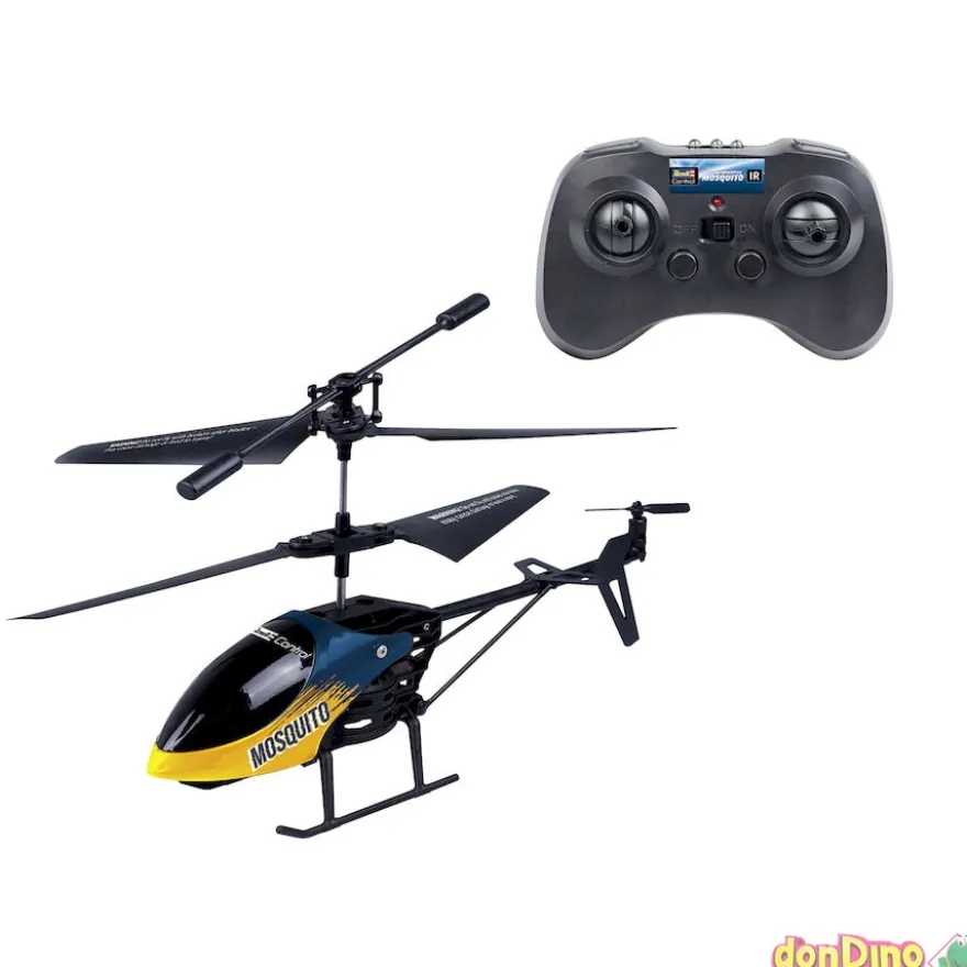 Helicoptero mosquito r/c 2 canales 19,5x10 cm.