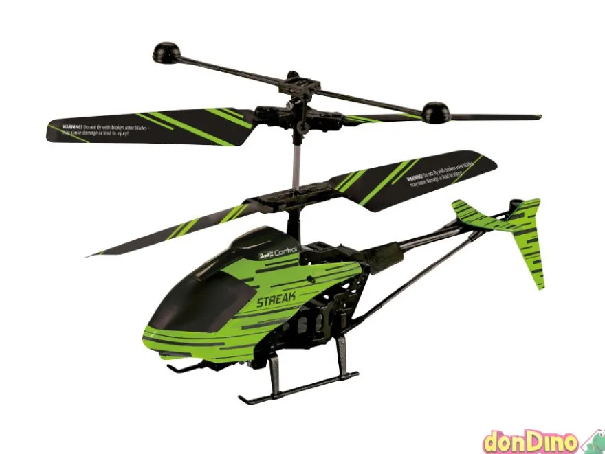 Helicoptero r/c streak glow in the dark