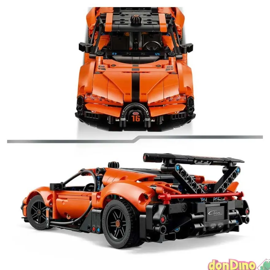 Hipercoche bugatti chiron pur sport lego technic - 771 pzas.