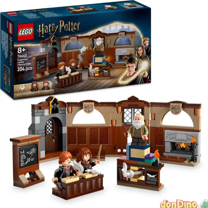 Hogwarts: clase encantamientos lego harry potter - 204 pzas.