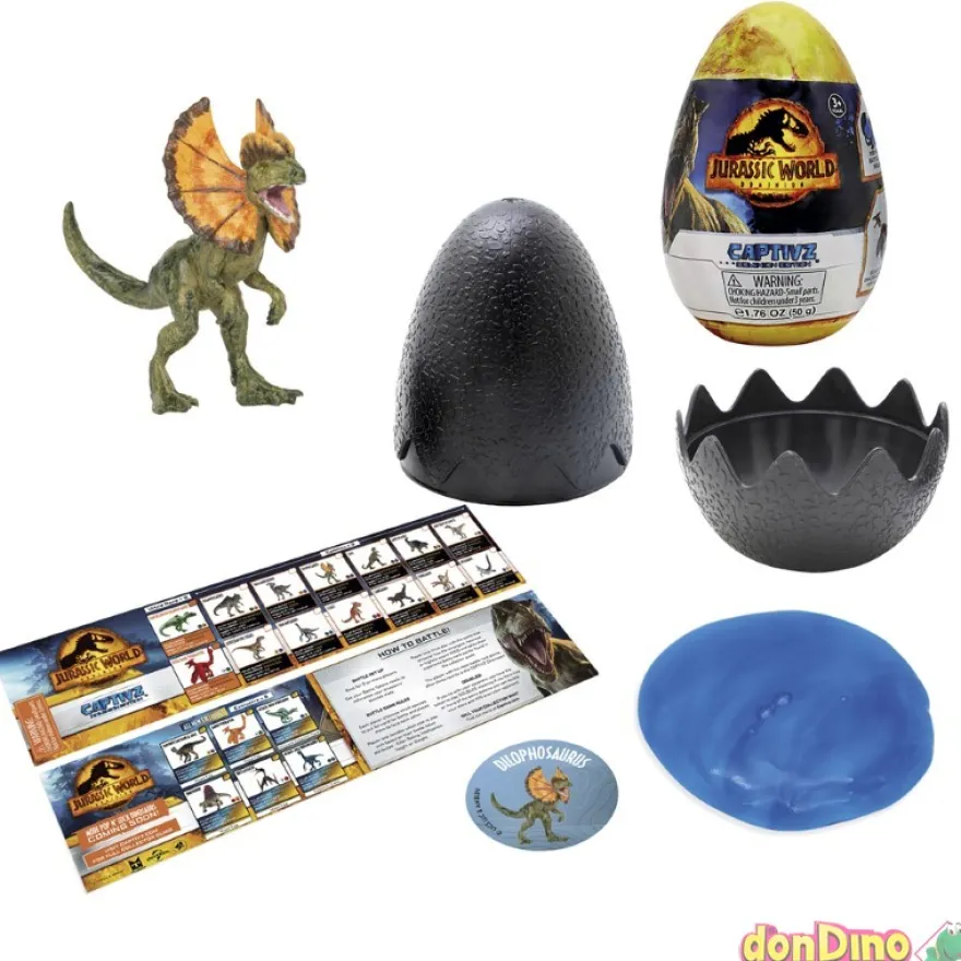 Huevo slime captivz jurassic world dominion edition