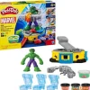 Hulk aplasta y moldea play-doh marvel - 4 botes
