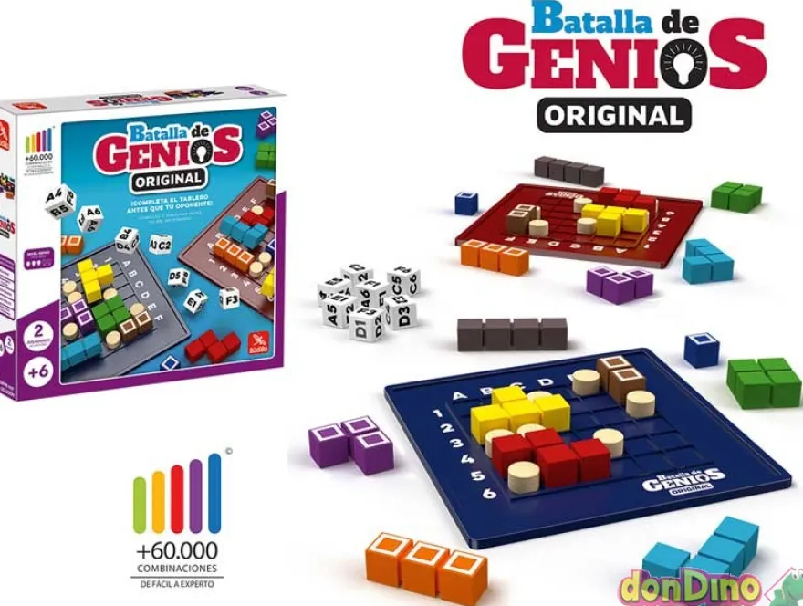 Juego batalla de genios original 2 jugadores