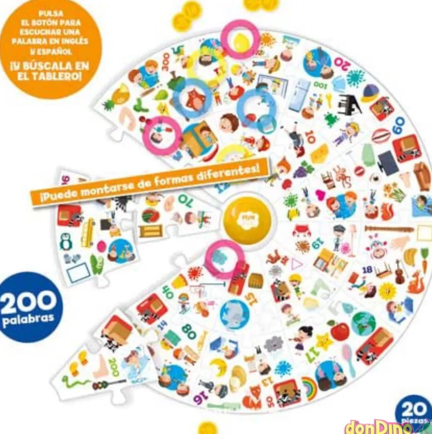 Juego buho 200 palabras 20 pzas.