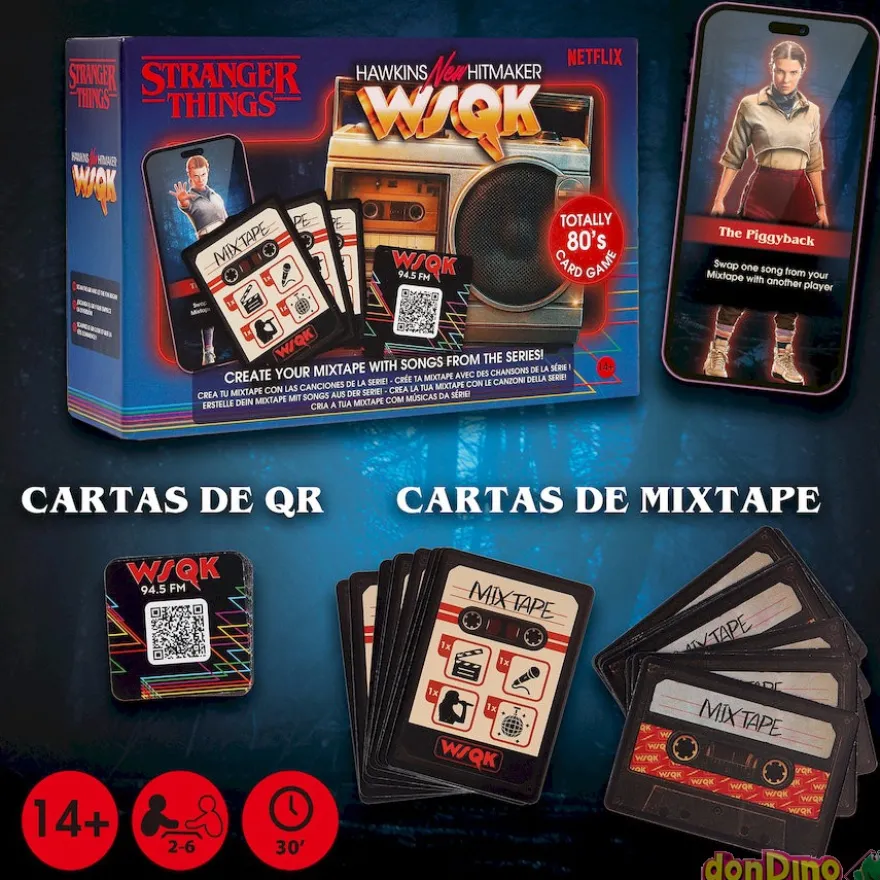 Juego cartas stranger things hawkins new hitmaker wsqk