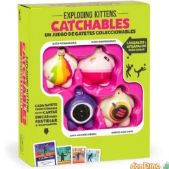 Juego catchables pack 4 gatetes exploding kittens