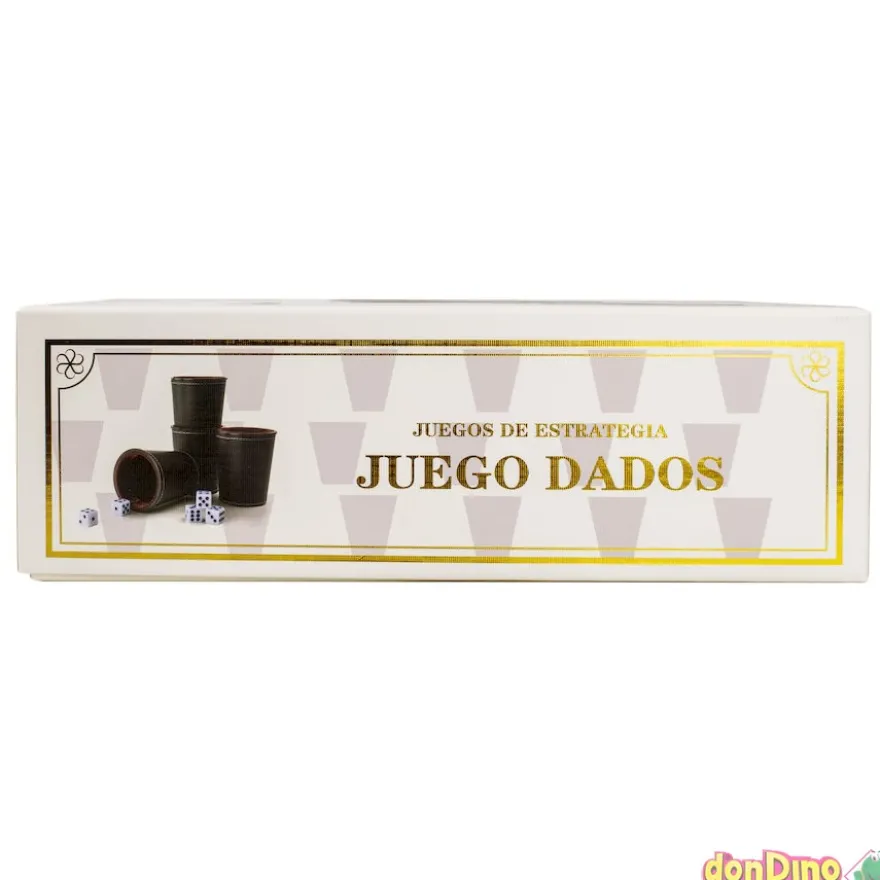 Juego dados con 4 cubiletes y 20 dados